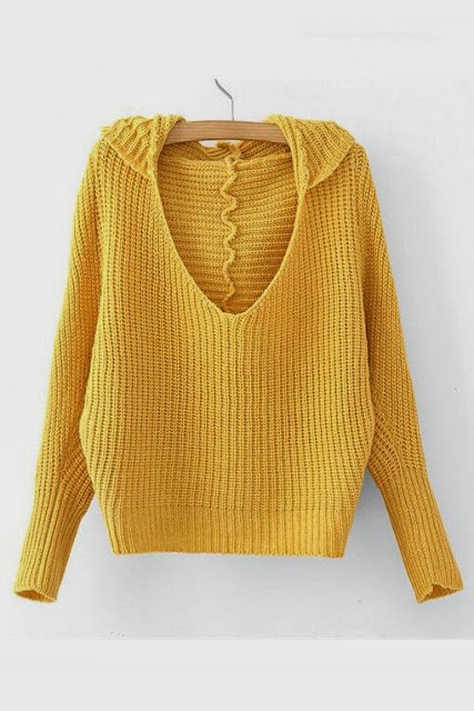 Stunning Yellow Color Sweater