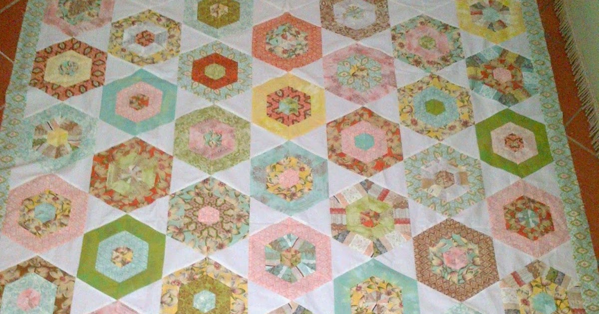 Cape Pincushion Curio Jelly Roll Hexagon Quilt Tutorial