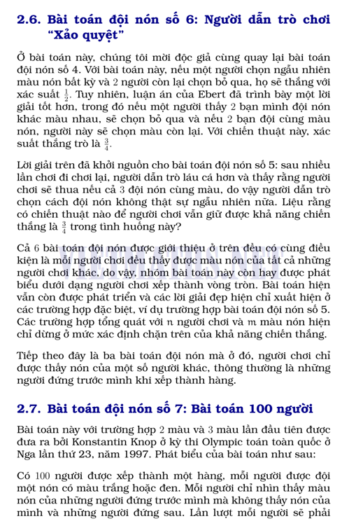 bài toán đội nón số 6 người dẫn trò chơi xảo quyệt bài toán người dẫn trò chơi xảo quyệt