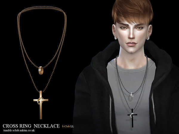 My Sims 4 Blog Cross Necklace By S Club
