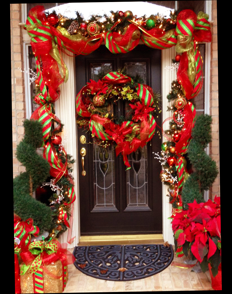 Christmas Front Door Decorations Pictures 2023 New Ultimate Awesome ...