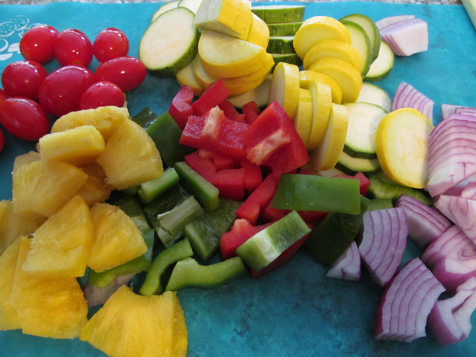 Sugarplum's Kitchen Grilled Fruit and Vegetable Kabobs