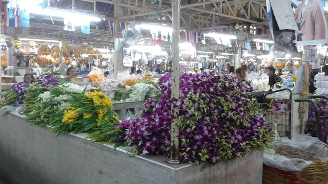 Mercado de las Flores de Bangkokg - Las orquídeas crecen muy bien en este clima húmedo y caluroso