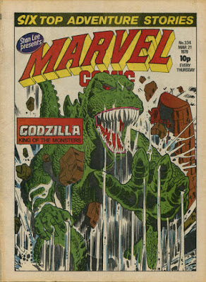 Marvel Comics #334, Godzilla