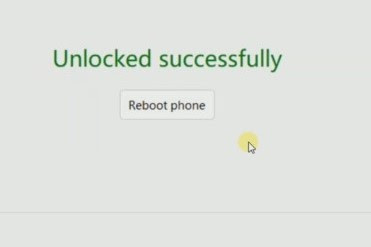 Proses unlock Bootloader sukses
