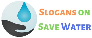 Slogan on Save Water