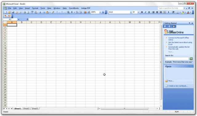 Microsoft Excel 2003 (v11.0)