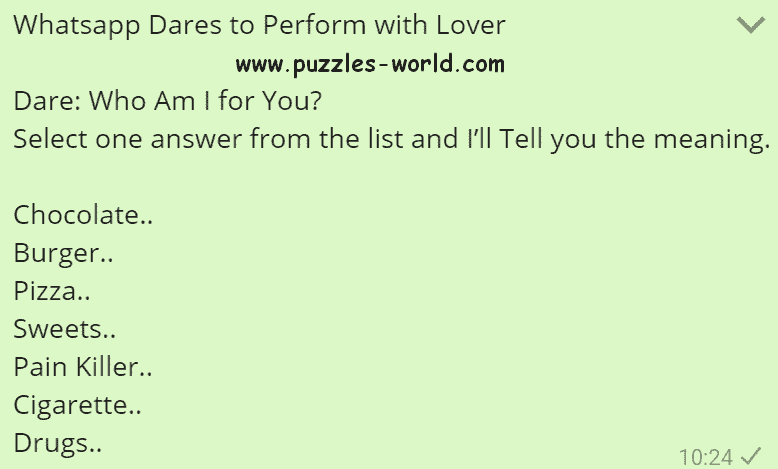 Dare : Who am I for you ?