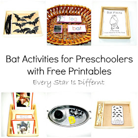 Bat Activities for Preschoolers with Free Printables - Every Star Is