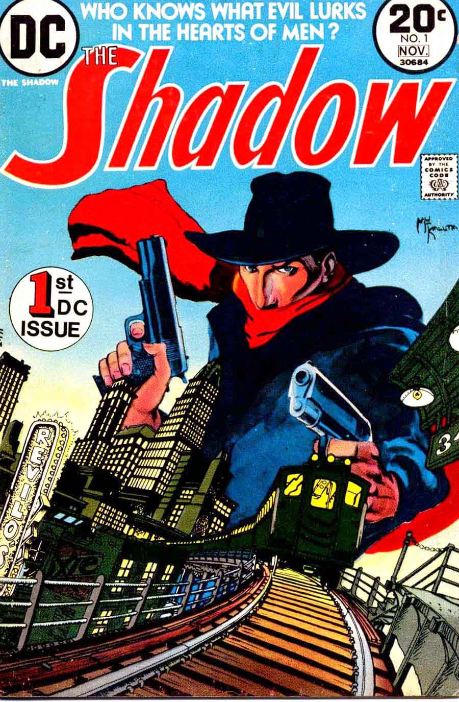 Shadow #1 Michael Kaluta dc bronze age comic book cover