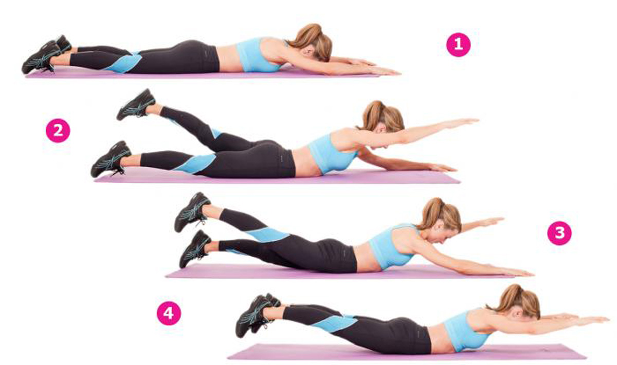 Упражнение для спины видео для женщин