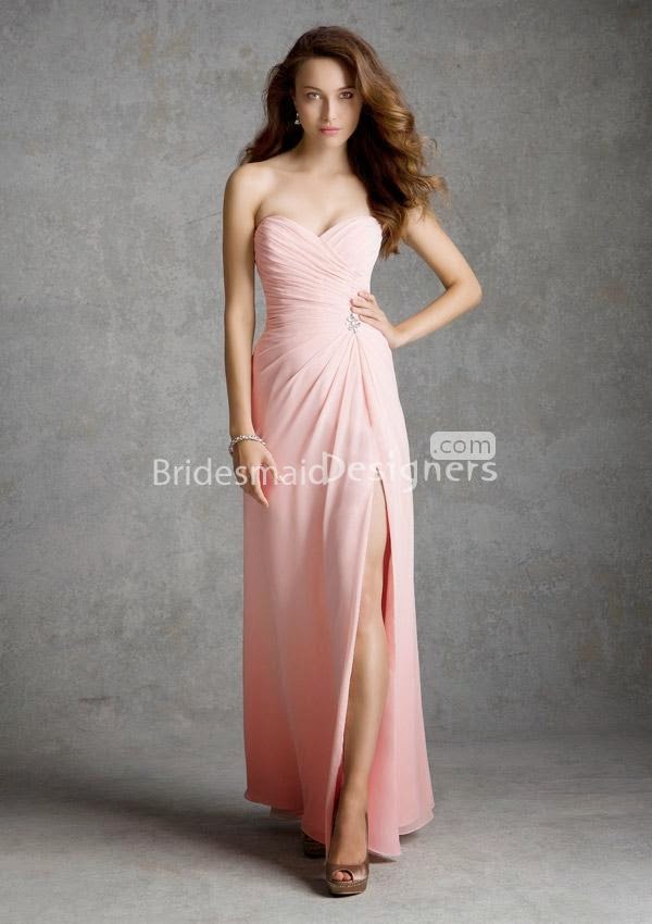 http://www.bridesmaiddesigners.com/chiffon-pink-strapless-sweetheart-floor-length-split-a-line-long-bridesmaid-dress-964.html