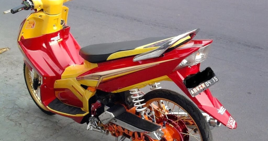 Galeri 6 Modifikasi Motor Nouvo Z Terkini - Variasi Motor