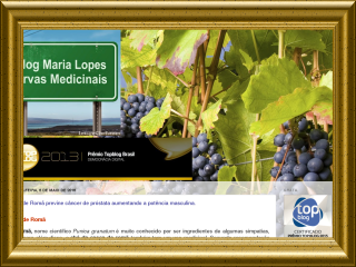 Obrigada por sua presença neo Blog Maria Lopes e Ervas Medicinais.