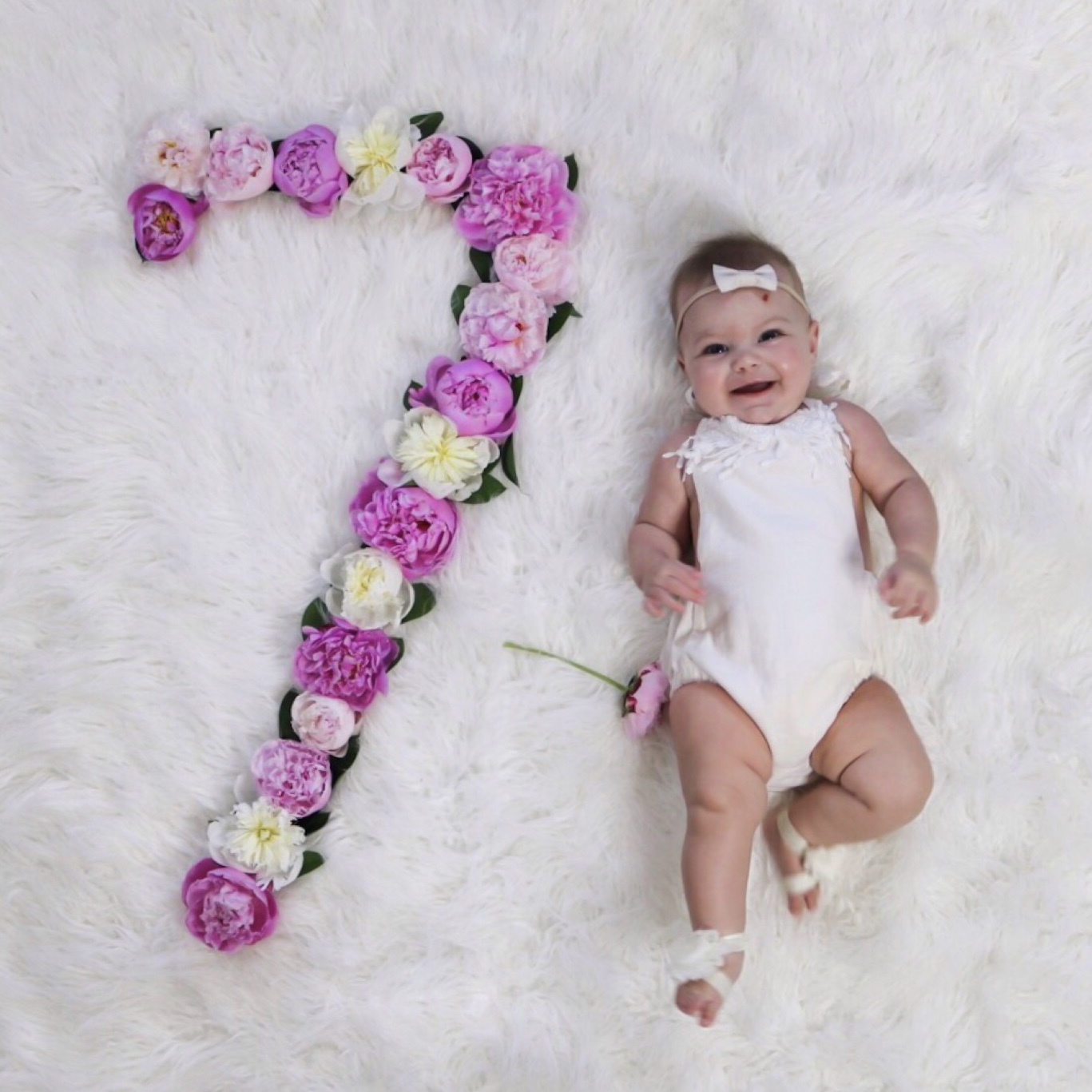 Kati Heifner: Monthly Baby Photos with Flowers