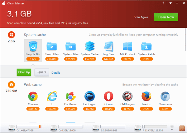 برنامج كلين ماستر لتنظيف الويندوز برنامج كلين ماستر لتنظيف الويندوز