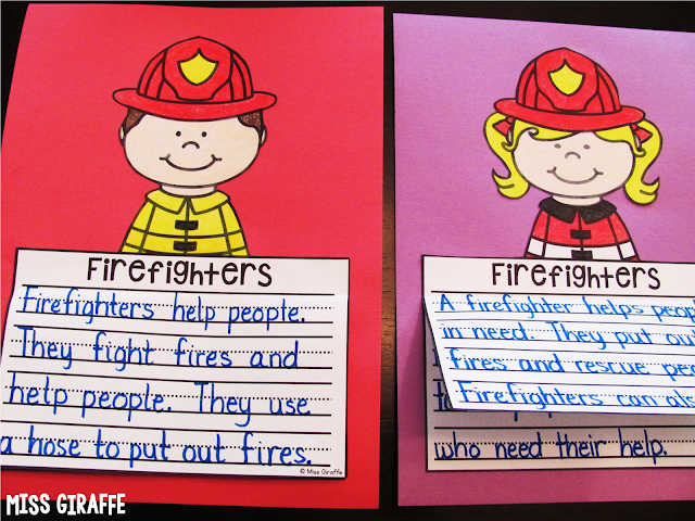 Firefighters writing activities and other great fire safety week ideas for literacy Firefighters writing activities and other great fire safety week ideas for literacy