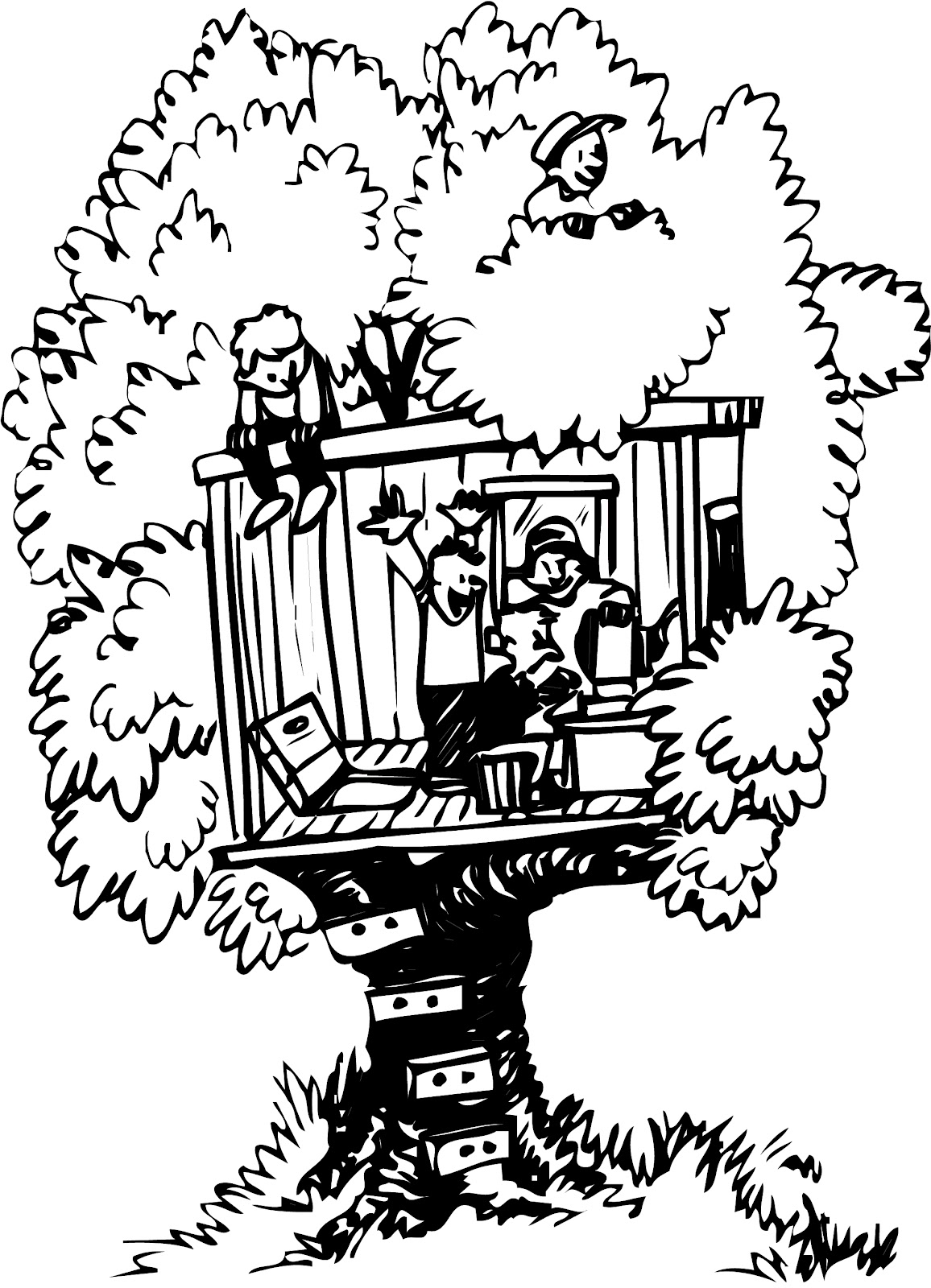 magic tree house coloring pages - photo #12