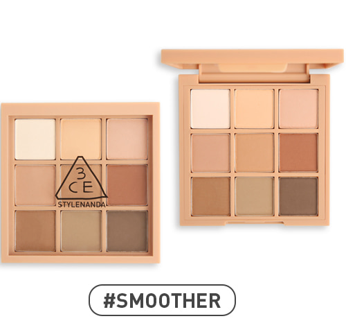 3CE Mood Recipe Multi Eye Color Palette #Smoother