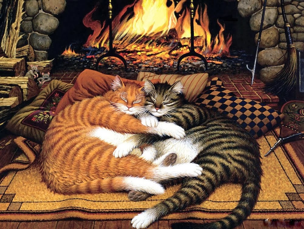 evycraft Kedi Temalı Dekupaj Resimleri