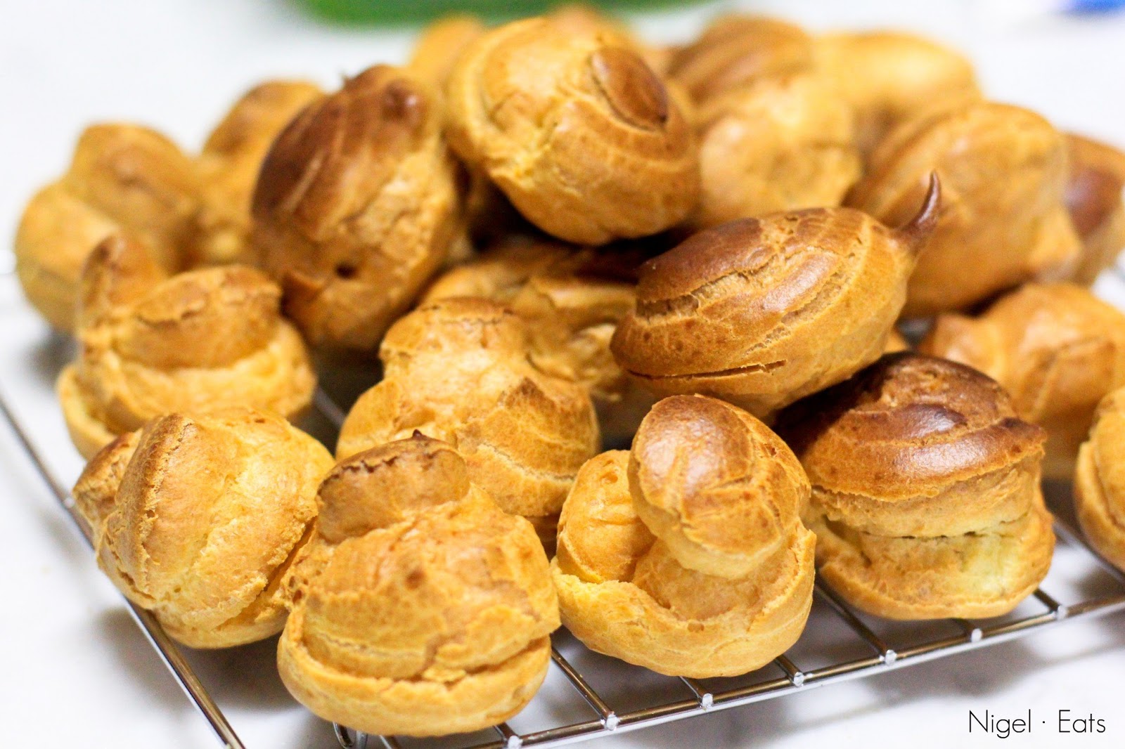 Delicious Choux Pastry Pipe Your Own Durian and Cream Fillings
