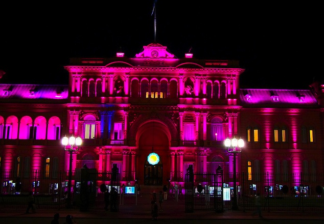 Fascinating Pink Building Casa Rosada 