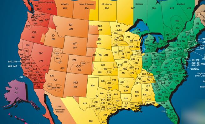 area code and time zone map Salesforce Vision Zip Code And Time Zone Lookups In Salesforce Com area code and time zone map