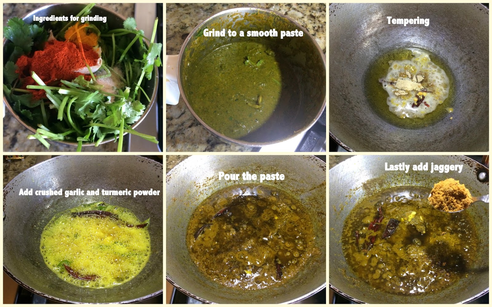 Sailaja Kitchen...A site for all food lovers! Coriander Leaves Pickle /Andhra Style Coriander