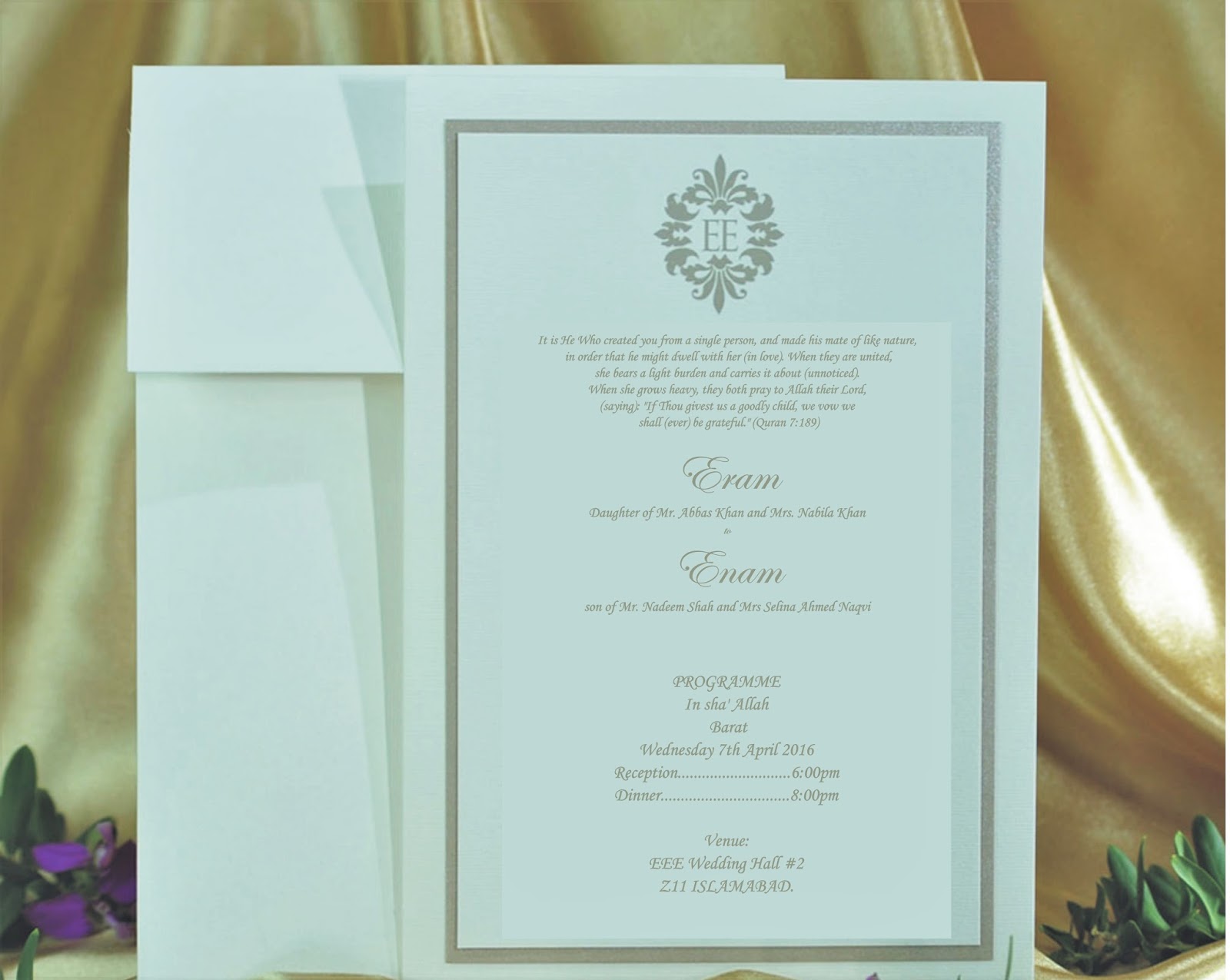 Zem Printers Wedding Cards