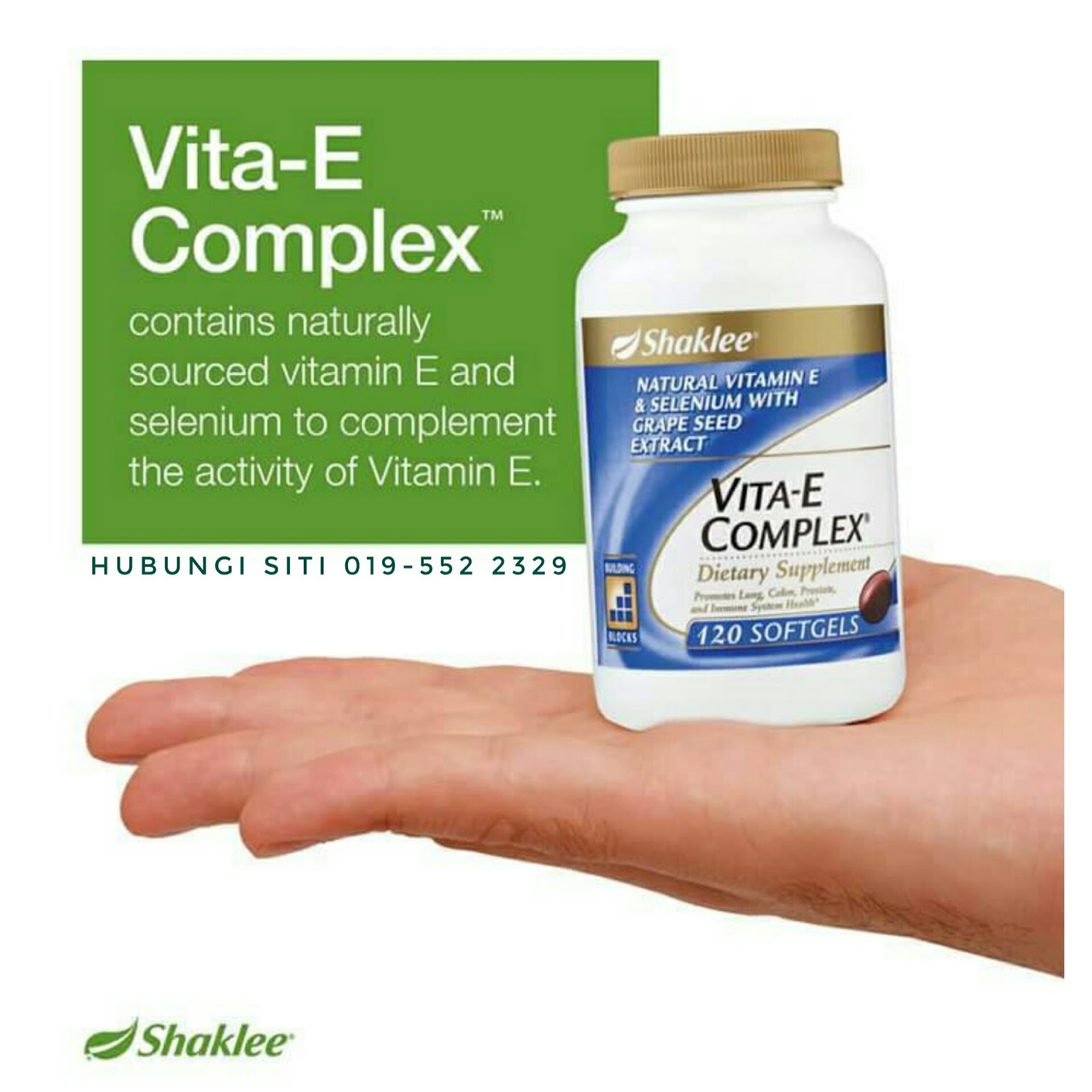 Kebaikan Vitamin E Complex Shaklee Cantik Sini Cantik Sana