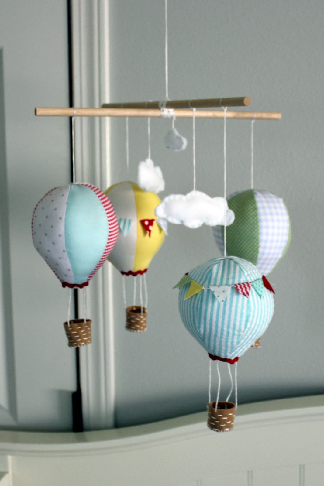 Loving Every Moment Hot Air Balloon Mobile