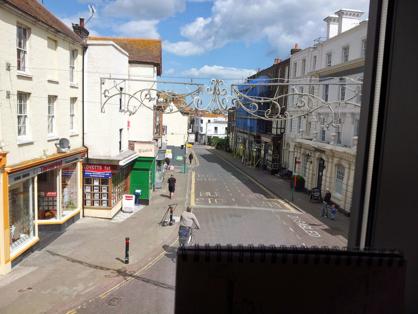A Sketch of Albion Street in Broadstairs and a ramble