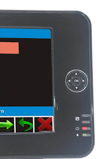 COFDM Touch buttom up down left right video monitor