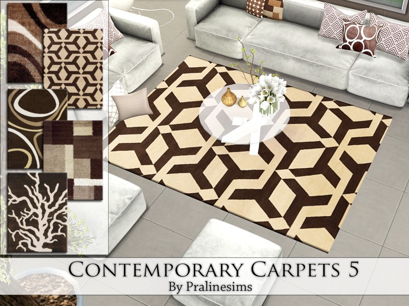 Sims 4 CC's The Best Rugs by Pralinesims