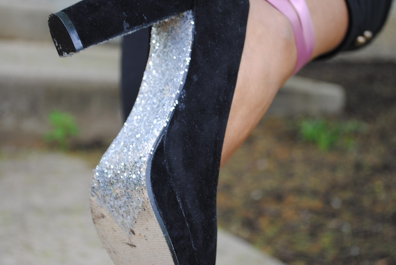 Darling Disposition Darling DIY Glitter Sole Heels