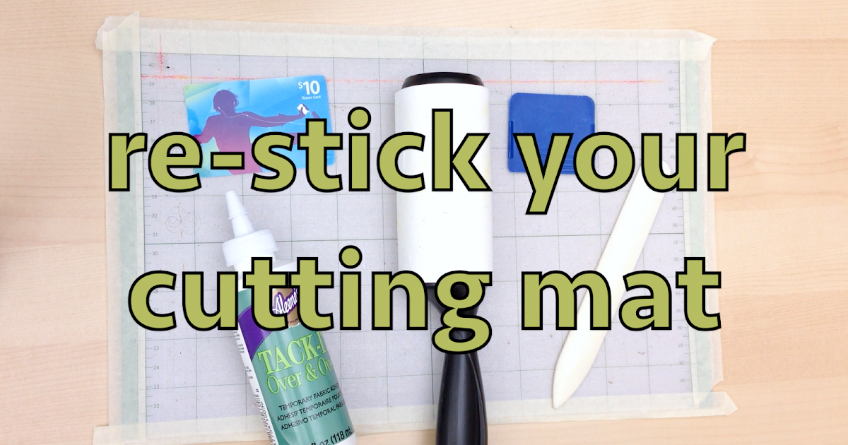 Paper Zen Tutorial How to Restick a Cutting Mat
