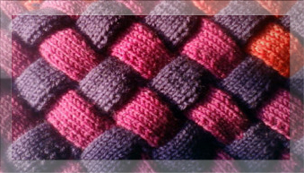 Entrelac Scarf Knitting Pattern | Entrelac Knitting Patterns