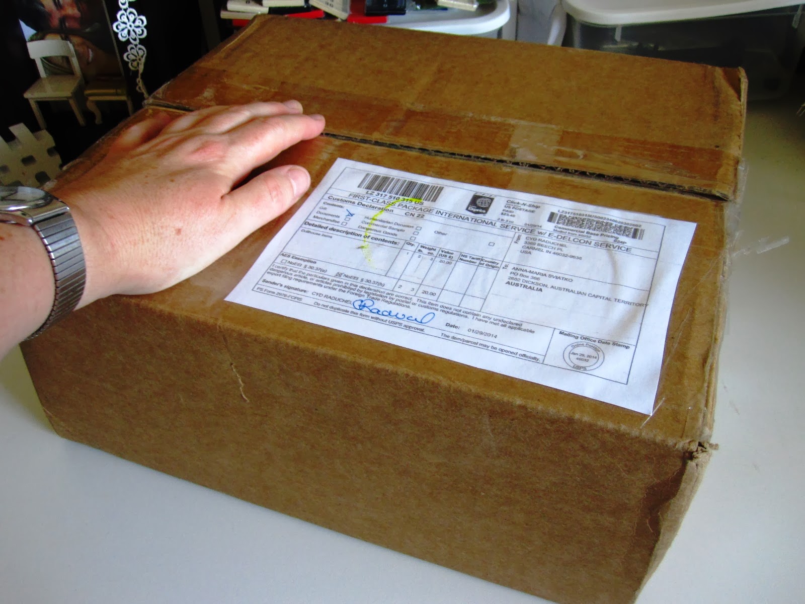 Modern miniature swap parcel