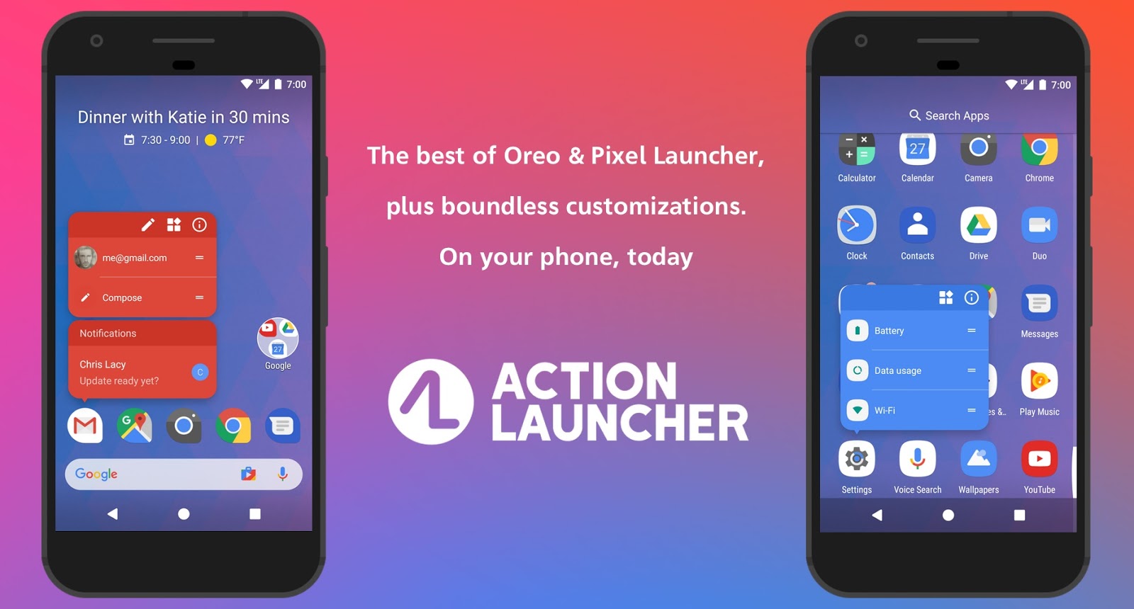 Action Launcher 3 Plus v31.4 Apk Terbaru Oreo Theme
