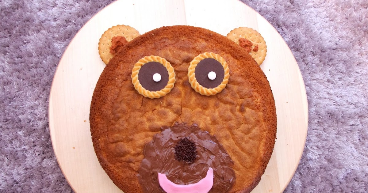 folle de cuisine: Gateau D'Anniversaire Petit Ours Brun - Gateau Au