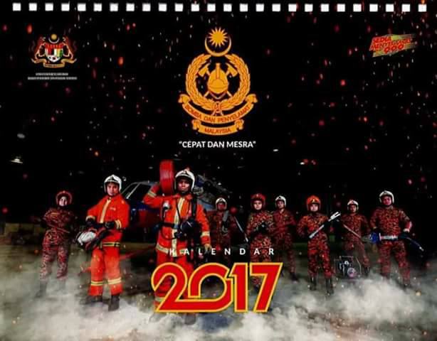 abang bomba calendar is back for 2017 thehive asia fireman work schedule calendar