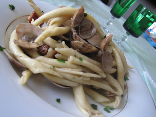 fusilli vongole e porcini