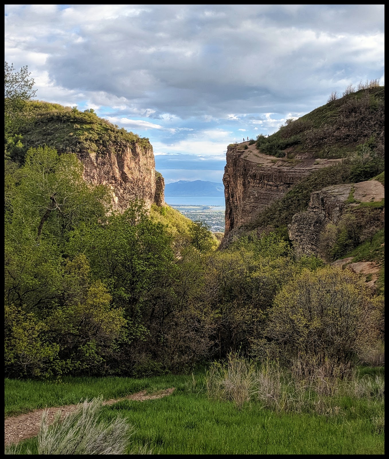 Curley Springs Trail Dry Canyon in 360 Lindon, Utah.