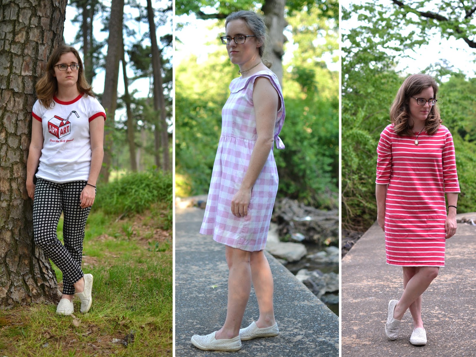 white slippers outfit