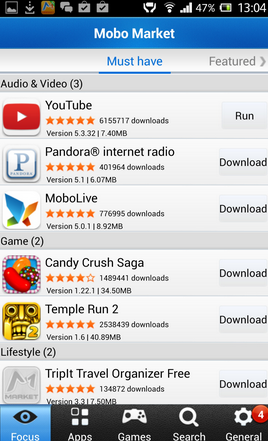 MoboMarket Lite: Tải miễn phí ứng dụng và trò chơi từ Google Play