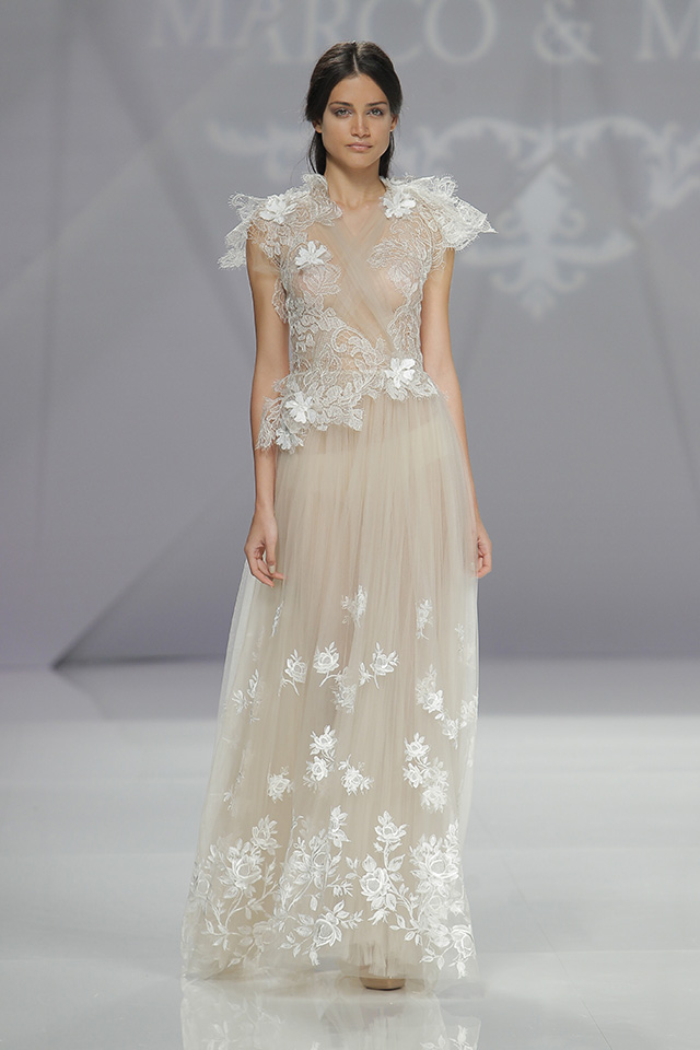vestido novia original marco maria barcelona bridal week
