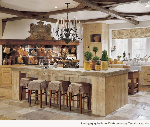 image Pam Pierce beautiful kitchen French interior design