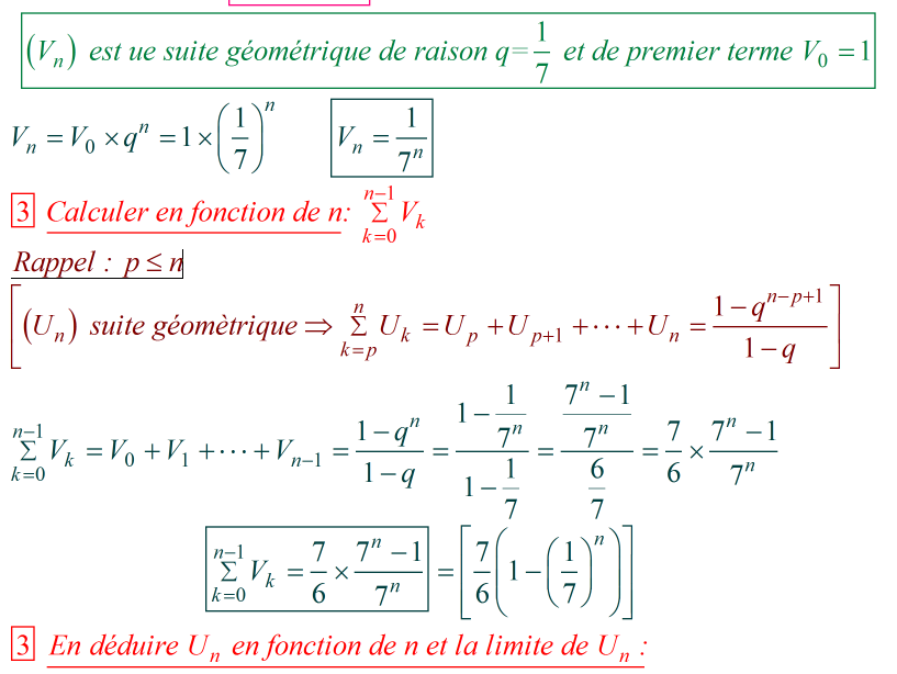 Suite numérique ex2: identification de termes, extraction d'une S.Géom ...