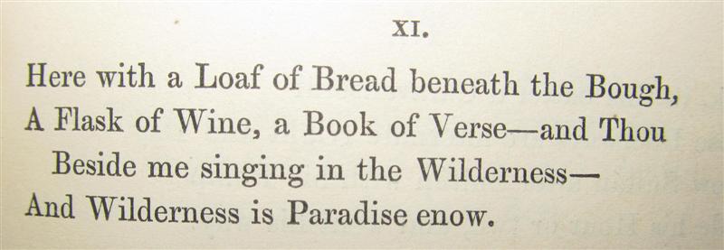The Rubaiyat Of Omar Khayyam By Edward Fitzgerald The Rosenbach