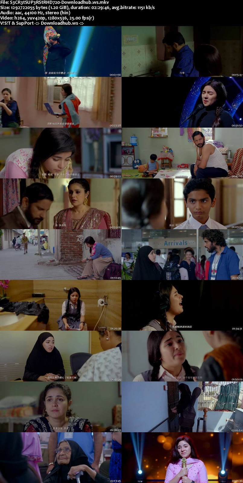 Secret Superstar 2017 Hindi 720p HDRip